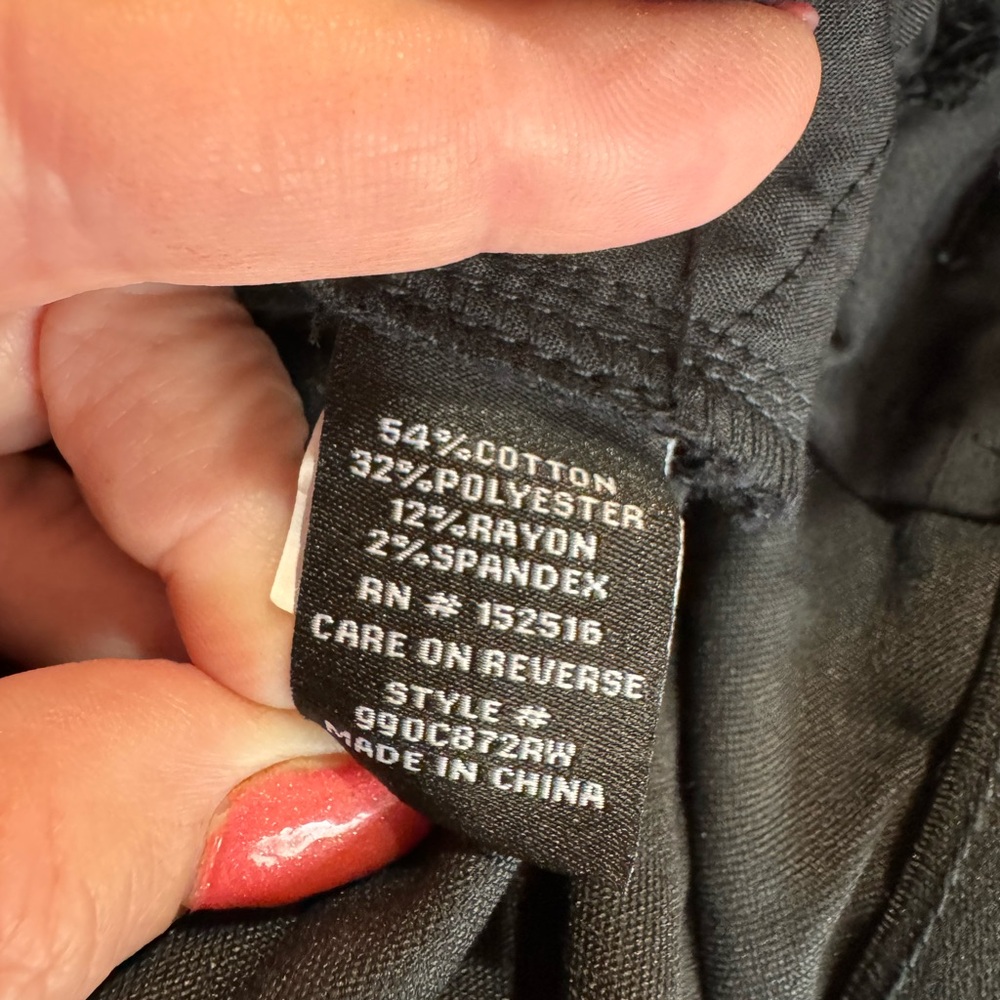 NWT   RYAN WYLDE  BLACK PLUS SIZE: PANTS   30W    #O - Picture 8 of 11